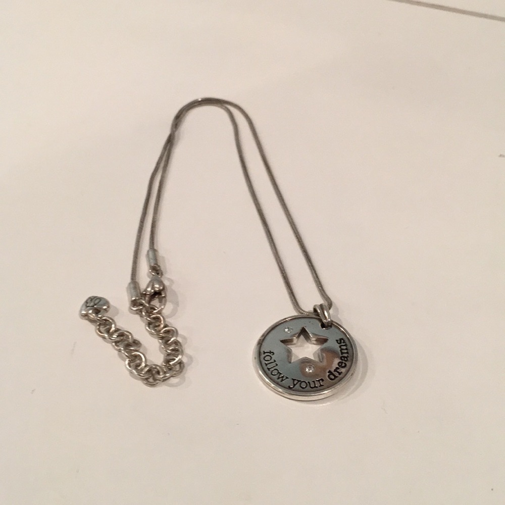 Reversible, inspirational necklace